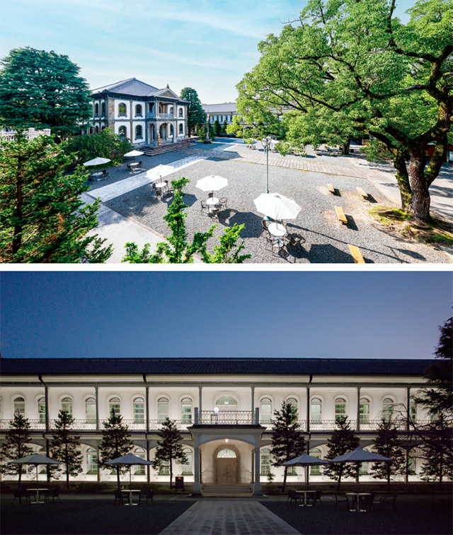 重要文化財に指定された建物で、歴史を体感しながら学ぶ